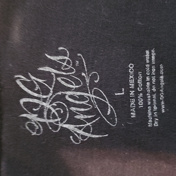 DGA David Gonzales Art DG Angels Chola Style Clown Rose Urban graphic tee - Picture 3 of 5